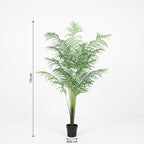 Kentia Palme Kunstpflanze 170cm – Große Kunstpalme Deko Pflanze – Pflegefreie Zimmerpflanze für Wohnzimmer Büro & Empfangsbereich-3
